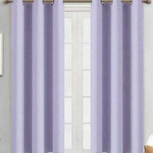 2 Panels Blackout Curtains Thermal Insulated Drape